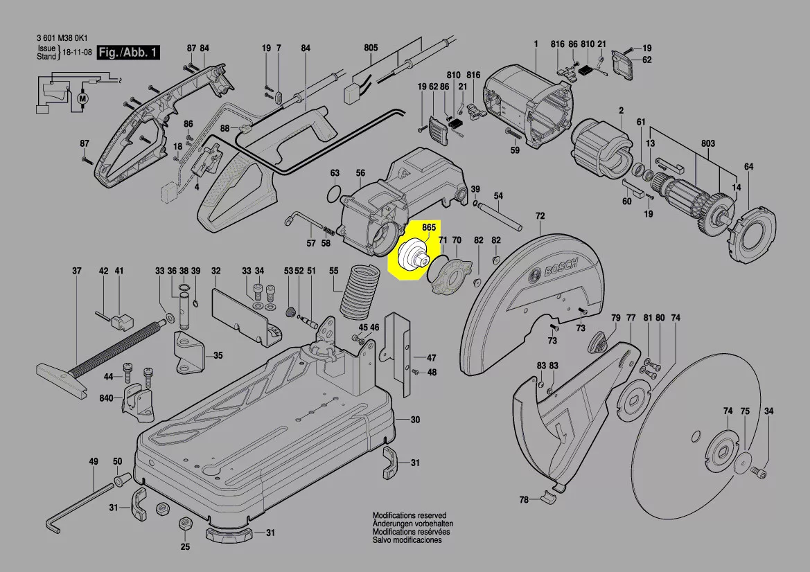 engrenage réf. 1 609 B03 640 Bosch